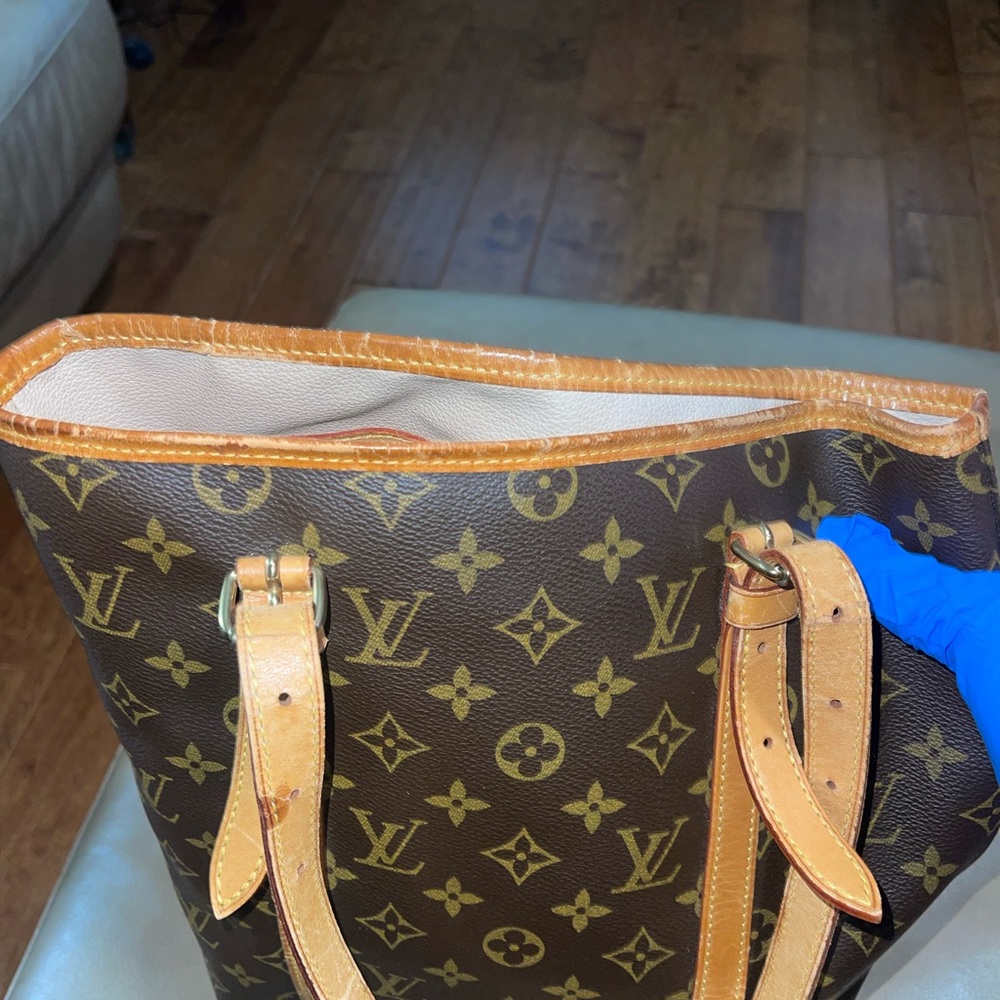 LV Brown Vintage Monogram Bucket Bag - Picture 14 of 16